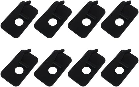 8 Pcs Right Hand Recurve Bow Arrow Rest,Plastic Adhesive Back Accessory for Hunting, Shooting and Targeting Arrows in Kuwait