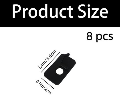 8 Pcs Right Hand Recurve Bow Arrow Rest,Plastic Adhesive Back Accessory for Hunting, Shooting and Targeting Arrows in Kuwait