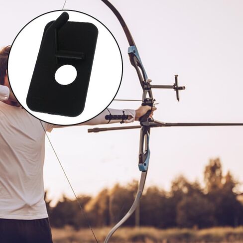 8 Pcs Right Hand Recurve Bow Arrow Rest,Plastic Adhesive Back Accessory for Hunting, Shooting and Targeting Arrows in Kuwait