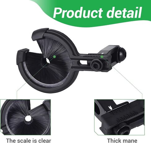 Archery Arrow Rest Brush Capture Arrow Rest for Compound & Recurve Bow Hunting Whisker Arrows Stand Targeting & Hunting Accessories ﻿ in Saudi Arabia