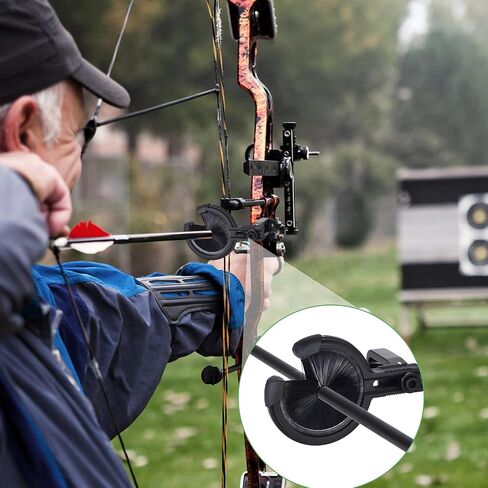 Archery Arrow Rest Brush Capture Arrow Rest for Compound & Recurve Bow Hunting Whisker Arrows Stand Targeting & Hunting Accessories ﻿ in Saudi Arabia