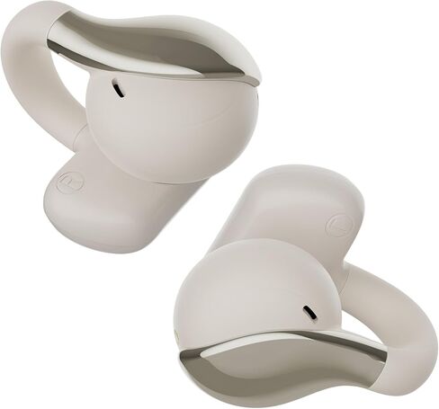 Oraolo Open Ear AC225 Earbuds, Stereo Sound, Bluetooth 6.0 Open Ear Headphones, Lightweight Comfort Clip On Earbuds with ENC Mic for Clear Calls, 36H Playtime, Touch Control, IPX6 Waterproof, White in Saudi Arabia