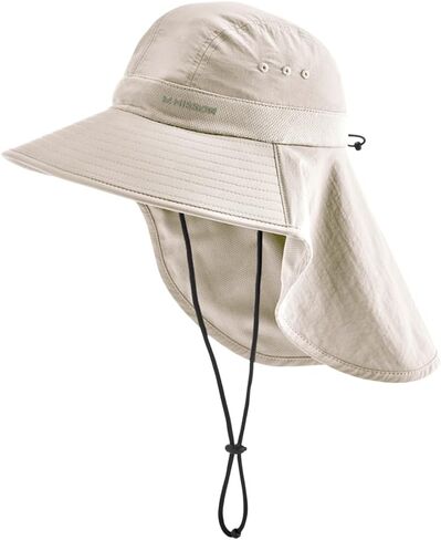 Cooling Sun Defender Sun Hat, UPF 50 UV Protection for Men Women, Wide Brim Outdoor Hat for Hiking, Fishing, Beach, Gardening in Kuwait
