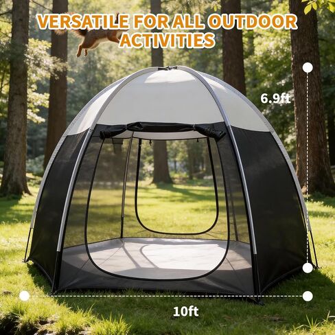 Screen House Tent Portable Canopy with Floor Mosquito Net Outdoor Room Perfect for Patio Backyard Gazebo Picnic Mesh. in Saudi Arabia