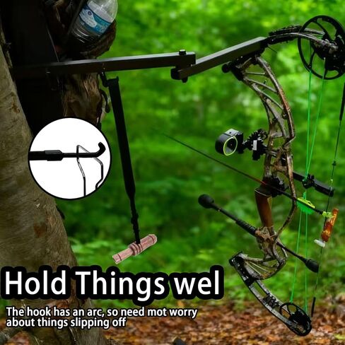 Tree Stand Metal Folding Bow Hanger for Hunting | Durable, Secure Mount in Saudi Arabia