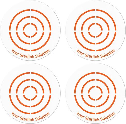 4PCS Starlink Mini Gen3 Magnetic Mount Plates for Car Truck SUV Roof | Adhesive Metal Plate Magnetic Pads for Satellite Dish Magnetic Car Mount in Saudi Arabia
