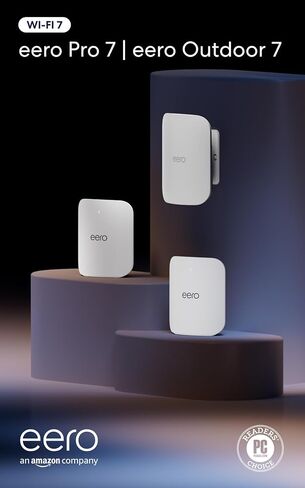 Amazon eero Pro 7 (3-pack) with Amazon eero Outdoor 7 (1-pack) mesh wifi system in Saudi Arabia
