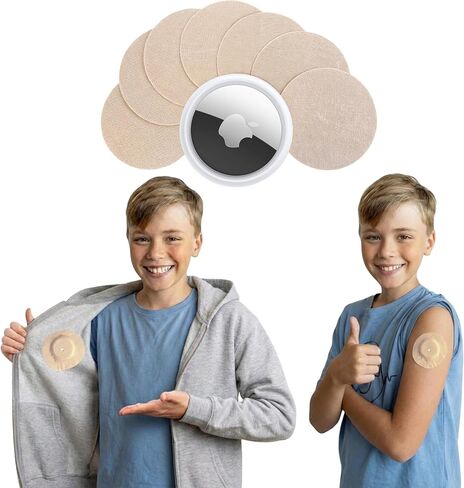 Airtag Sticker - Compatible with Apple Airtag, Airtag Holder for Kids, Luggage, Clothing (Skin-Colored, 25-Pack) in Saudi Arabia