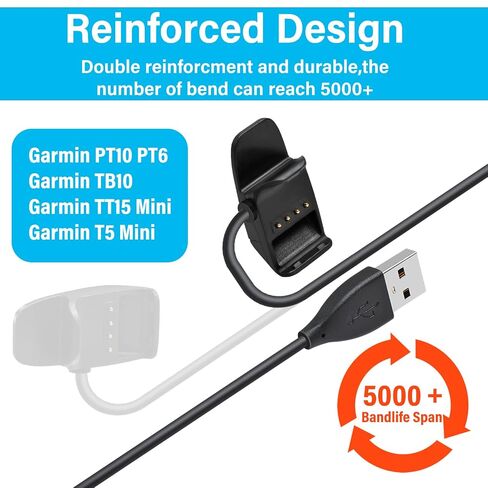 شاحن بديل Garmin TT15Mini بمشبك شحن TB10 PT10 PT6 T5 Mini لسلسلة Garmin PRO in Kuwait