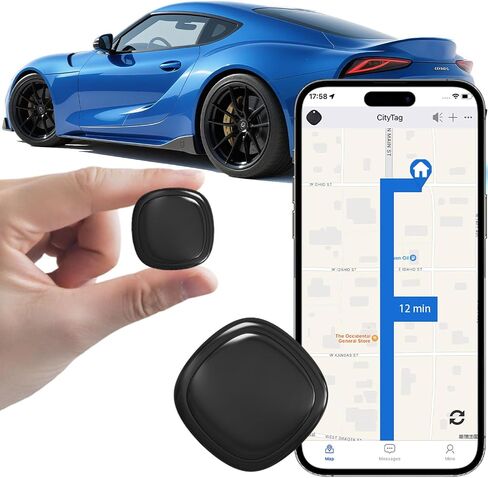 GPS Tracker for Vehicles,Mini Hidden Magnetic Car GPS Tracking,Full Global Coverage Location GPS Tracker for Cars,Assets,Pets,Kids,Elderly. No Subscription Required,No Monthly Fee,No SIM Card Required in Saudi Arabia