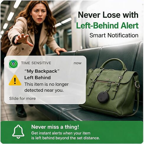 Undetectable GPS Tracker for Vehicles - Real-Time Tracking，No Monthly Fee/No SIM Card【Apple MFi Certified】Works with iOS Find My | Mini Hidden Magnetic GPS Locator，IP68 Waterproof，Reliable Performance in Saudi Arabia