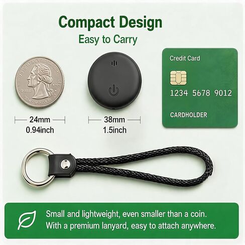 Undetectable GPS Tracker for Vehicles - Real-Time Tracking，No Monthly Fee/No SIM Card【Apple MFi Certified】Works with iOS Find My | Mini Hidden Magnetic GPS Locator，IP68 Waterproof，Reliable Performance in Saudi Arabia