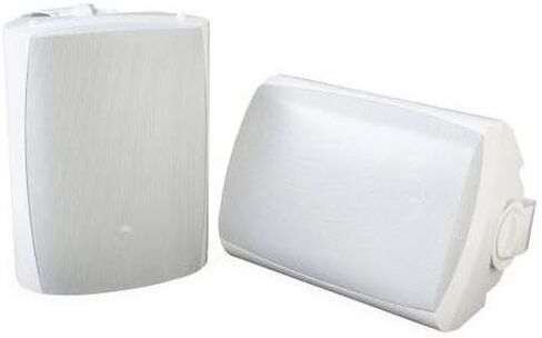 SunBriteTV All-Weather 6.5" Wall or Ceiling Mount Wired Outdoor Speaker Pair - White - SB-AW-6-WHT in Saudi Arabia