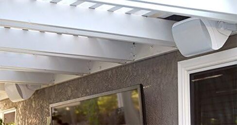 SunBriteTV All-Weather 6.5" Wall or Ceiling Mount Wired Outdoor Speaker Pair - White - SB-AW-6-WHT in Saudi Arabia