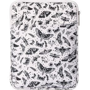 Padded Ereader Sleeve Pouch - Protective Book Sleeve for Kindle | 6-7 Inch Moth Print Tablet Bag Carrying Reading Accessories for Paperbacks Bookish Gifts for Bookworms Reading Lovers Friends in Kuwait