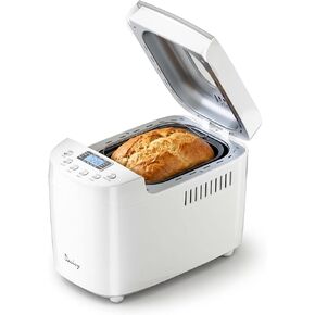 Davivy 3LB Bread Maker, 15 Preset Programs with 4 Quick Mode, 15H Delay Timer & Keep Warm, 3 Loaf Sizes & 3 Crust Shades, Gluten-free, Homemade Bread, Dough, Cake, Yogurt & Jam in Saudi Arabia