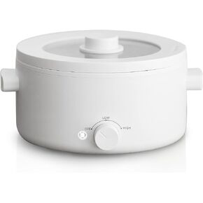 Electric Hot Pot, 2L Dual Power Multi-Functional Electric Cooker | Ceramic Glaze Non-stick Pot, Suitable for Steak, Pasta, Hot Pot, Ramen, Quick Heating and Overheat Protection in Saudi Arabia