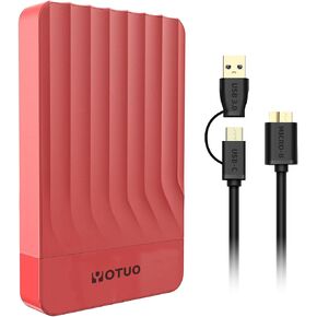 YOTUO 1TB External Hard Drive, Portable Storage Expansion HDD, USB 3.0 & USB-C for PC, Mac, Desktop, Laptop, Smartphone, PS4, Xbox One, Xbox 360, Office & Game, Black in Kuwait