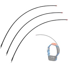 3 PCS Replacement Antennas for Garmin Dog Collar, Standard VHF Long-Range Antenna for Garmin DC50, T5, TT10, TT15, TB10 Dog Device, Black in Saudi Arabia