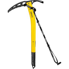Grivel Air Tech Evo 48 cm Summit Yellow Alpine Ice Axe | Weighs Only 390g | CE & UIAA Certified | One-Piece Hot-Forged Steel Head & G-Bone Aluminium Shaft in Saudi Arabia