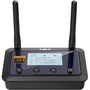 1Mii B03Pro+ Bluetooth 5.3 Transmitter Receiver w/LDAC for TV Home Stereo in Kuwait