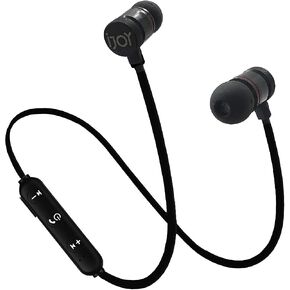 iJoy Bluetooth Wireless Sport Earbuds IPX4 Sweatproof Sport Headphones with Microphone, Noise Cancelling Earphones, Noise Cancelling Headset for Workout, Running, Gym (Gold) in Saudi Arabia