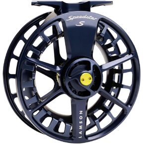 LAMSON | Speedster S-Series -7+ Fly Fishing Reel | All-Water | Super Large Arbor, Fully CNC Machine/Anodized, Rapid Line Pick up | Midnight | 6wt 7wt 8wt Size in Saudi Arabia