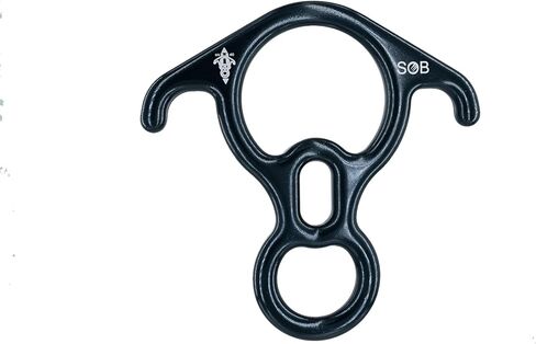 40KN Figure 8 Descender with Large Bent-Ear – 7075 Aluminum Alloy for Rock Climbing, Caving, and Rope Access in Kuwait