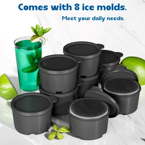 Shaved Ice Attachment for KitchenAid Stand Mixer, Snow Cone Maker for KitchenAid with 8 Ice Molds, Stainless Steel Blade Ice Shaver Attachment for Kitchen Aid Mixer in Saudi Arabia