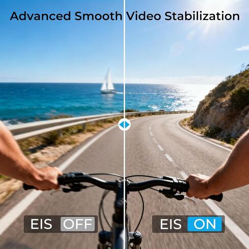 icefox 4K Action Camera 5X Zoom 60FPS 20MP 98FT Underwater Sports | Dual 2150mAh Batteries, Waterproof Housing, EIS Stabilization, Snappro App Video & Photo Editing, Great for Diving Travel in Saudi Arabia