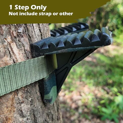 Saddle Hunting Platform Step, Ultra-Light Ring of Steps for Climbing Bow Hunting, Ergonomic Anti-Slip Design - 1 Piece in Kuwait