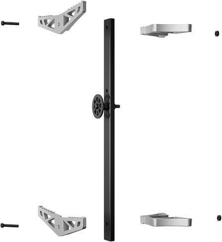 UIIHUNT Climbing Sticks, Lightweight Cast Aluminum Non-Slip Tree Climbing Sticks for Hunting, Durable 17" Hunting Climbing Steps with Climbing Straps, Fold Up Steps, Boot Grabbing Grooves in Saudi Arabia