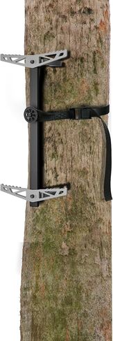 UIIHUNT Climbing Sticks, Lightweight Cast Aluminum Non-Slip Tree Climbing Sticks for Hunting, Durable 17" Hunting Climbing Steps with Climbing Straps, Fold Up Steps, Boot Grabbing Grooves in Saudi Arabia