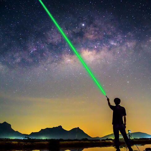 MIPREZT [2 Packs] Professional Rechargeable Green Laser Pointer High Power Green Beam Laser Light Long Distance Range for TV/LED/LCD Screens Tactical Flashlights Presentation Office/Outdoors [004](2) in Kuwait