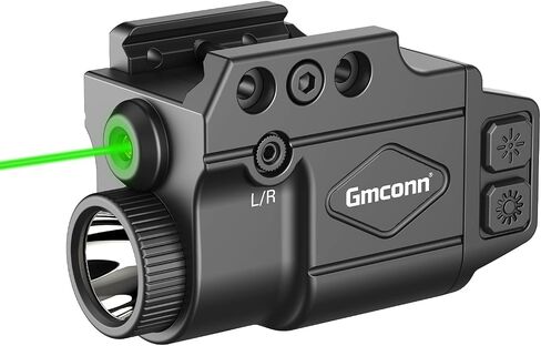 Gmconn 800 Lumen Green Laser Light Combo for Pistol | Tactical Flashlight with Strobe & Momentary Function in Saudi Arabia