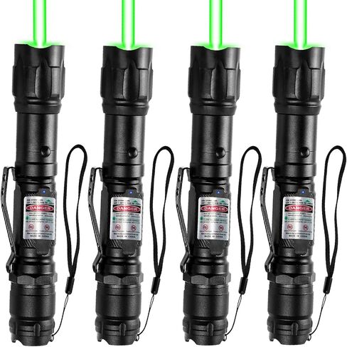 MIPREZT [Professional] Rechargeable Green Laser Pointer High Power Green Beam Laser Light Long Distance Range for TV/LED/LCD Screens Tactical Flashlights Presentation Office/Outdoors/Astronomic [002] in Kuwait
