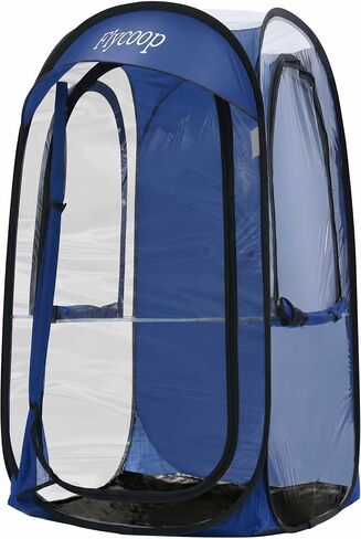 Sports Tent Pop Up Shelter: Flycoop 37" L x 37" W x 63" H Weather Sports Pod for 1 Person Shelter in Winter Portable Camping Tents Outdoor Cold Weather Screen Bubble House Pod Shade Tent in Saudi Arabia