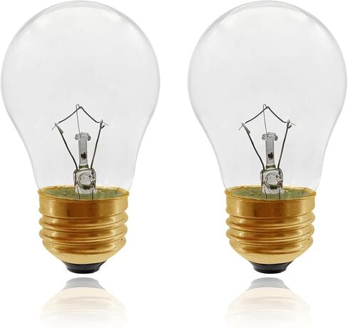 LinMiFo Oven Light Bulb 40 Watt Appliance Bulb, G45 Clear - High Temp 120V 415 Lumens E26 Standard Base, Appliance Light Bulb for Oven Stove Refrigerator Microwave 4-Pack in Kuwait