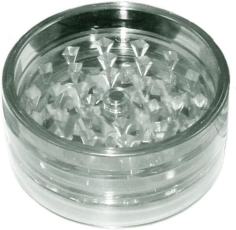 Kitchen Spice Grinder Acrylic 2pc with Magnet Clear Color in Saudi Arabia
