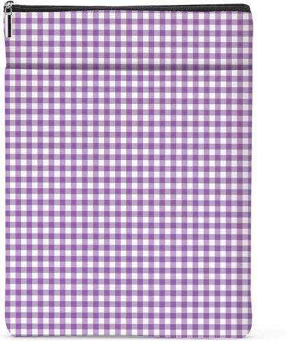 Gingham Book Sleeve,Plaid Checkered Book Sleeve Pouch Protector for Paperbacks Bookish Gifts Reading Accessories for Women Coworkers Office Staff Students Graduation Anniversary Birthday Christmas in Saudi Arabia
