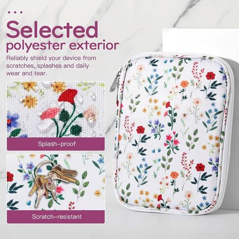 Dadanism 6-7 Inch Sleeve Case for Kindle and eReader, Blooming Bouquet in Kuwait