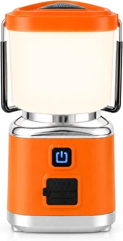 Rechargeable Camping Lantern, LED Camping Flashlight Lantern Camp Light | Camp Essentials Light, 1500LM, 4 Modes, Stepless Dimming, IPX4 Waterproof Outdoor Portable Emergency Torch Light Tent Lamp in Saudi Arabia