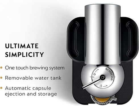 Breville Nespresso Vertuo Coffee and Espresso Machine, Chrome & Capsules VertuoLine, Espresso Variety Pack, Medium and Dark Roast Espresso Coffee, 50 Count Coffee Pods, Brews 1.35 Ounce in Saudi Arabia