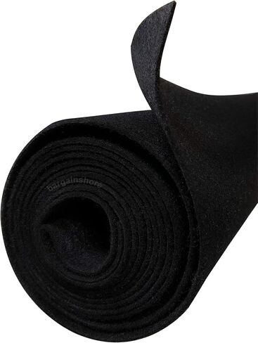 Polymat 3 FEET * 4 FEET Black 3'X4' Latex Backed Felt Fabric Roll 1 Yard Multipurpose Mat Nonwoven Felt Fabric Sheet in Saudi Arabia
