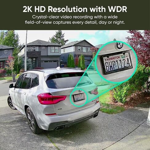 WYZE Solar Cam Pan, 2K Security Cameras Wireless Outdoor, Battery Powered | 360° Pan-Tilt, 2.4 GHz Wi-Fi camera with AI motion detection, color night vision and 2-way audio, Cameras for home security in Saudi Arabia