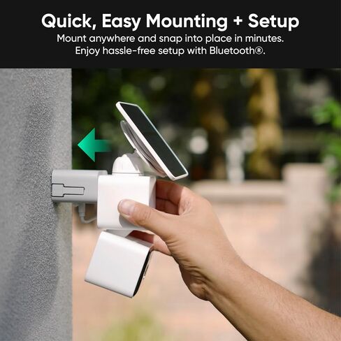 WYZE Solar Cam Pan, 2K Security Cameras Wireless Outdoor, Battery Powered | 360° Pan-Tilt, 2.4 GHz Wi-Fi camera with AI motion detection, color night vision and 2-way audio, Cameras for home security in Saudi Arabia