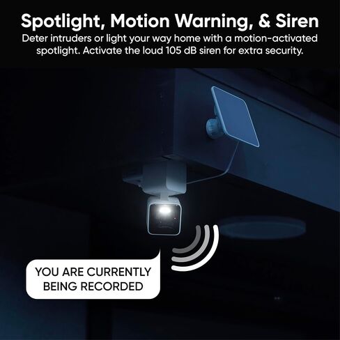 WYZE Solar Cam Pan, 2K Security Cameras Wireless Outdoor, Battery Powered | 360° Pan-Tilt, 2.4 GHz Wi-Fi camera with AI motion detection, color night vision and 2-way audio, Cameras for home security in Saudi Arabia