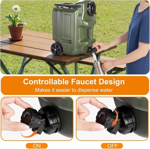 Portable Shower for Camping, Camping Shower Kit (Large 7.4 Gal/28L Water Jug, 6000mAh Camp Shower Pump IPX7, Shower Head & Spray Nozzle), Outdoor Shower for Travel, Hiking, RV, Pet Bath, Car, Plants in Saudi Arabia