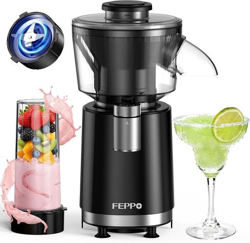 FEPPO Snow Cone Machine & Smoothie Blender 2 in 1, 700W Powerful Shaved Ice Machine Slushine Machine, Frozen Margarita Machine with Stainless Steel Blade, Smoothie Recipe, for Home Kitchen Party in Saudi Arabia