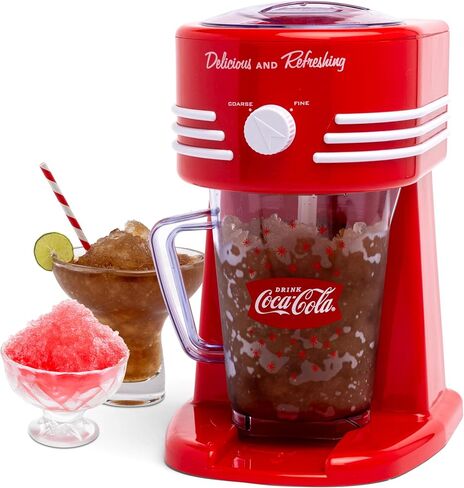 Nostalgia Margarita Machine - Blender for Smoothies, Margaritas, Daiquiris, and Slushies - Red - 64-Ounce in Kuwait